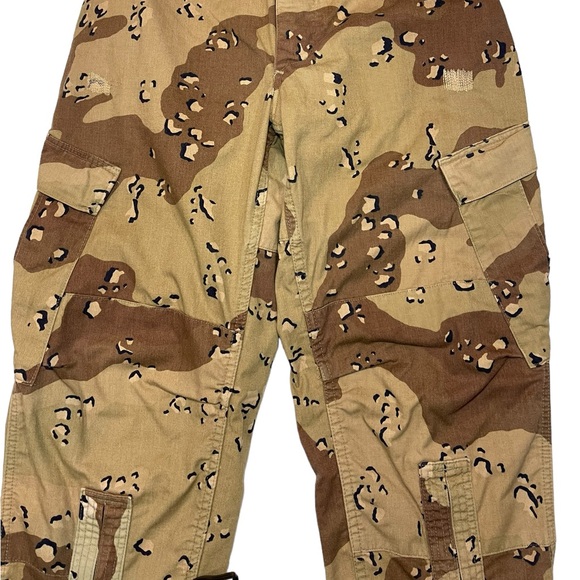 Re/Done Desert Army Camo Print Upcycle Cargo Pant NWT size Small - Picture 11 of 16